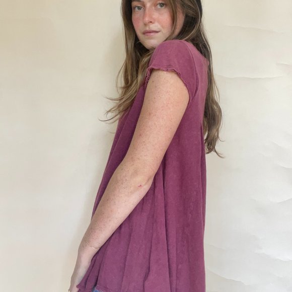 FREE PEOPLE SWING BLOUSE - Picture 3 of 4